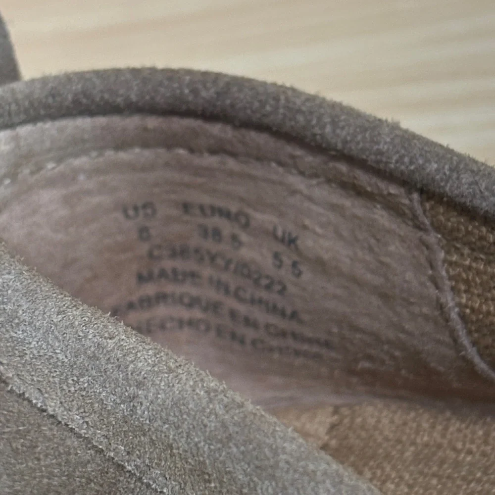 Kelsi Dagger Brooklyn Lens Suede Penny Loafers Taupe Women’s 8)